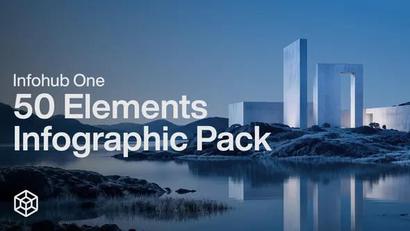 Preview of Infohub One - 50 Elements Infographic Pack