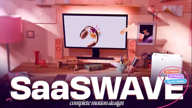 Preview of SaaSWAVE - Complete 2D/3D Motion Design Course