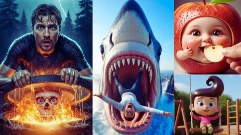 Preview of Monetize YouTube/TikTok with Viral Grok/Veo3/Kling AI Videos