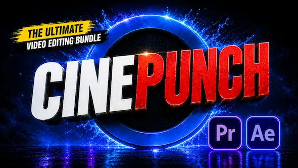 Preview of CINEPUNCH - After Effects & Premiere Pro Plugins & Effects Pack by PHANTAZMA